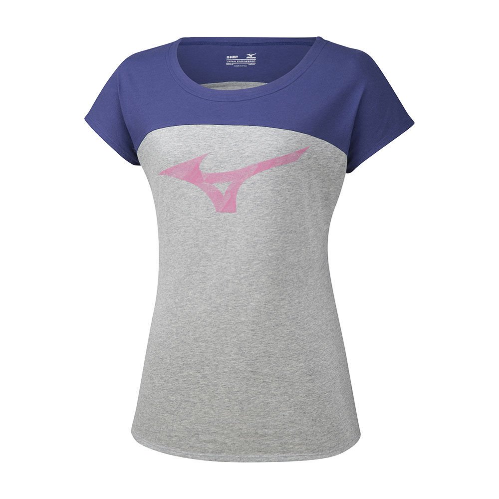 Mizuno Women's Heritage T-Shirts Grey (K2GA970206-MYU)